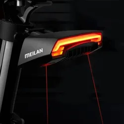 Meilan X5 Smart Bremse Fahrrad Hinten Rücklicht Fahrrad Fernbedienung Drahtlose Licht Blinker LED Strahl USB Aufladbare Radfahren Rücklicht