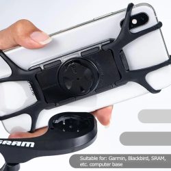 1 Stück für Sram Garmin Fahrrad-Handyhalterung, Fahrrad-Telefonhalterung, Silikon-Handyhalterung für Motorräder, stoßfest