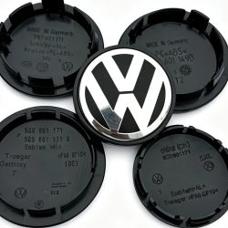 VW Volkswagen Radnabenkappen 3D 4 Stück 55mm 56mm 65mm 70mm für 4 5 6 7 Passat B5 B6 B7 Polo Touran CC Zubehör