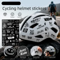2026 Neue Fahrradhelm- und Fahrradrahmen-Aufkleber: Motivierende Zitate & lustige Grafiken, wasserdichte Aufkleber für Rennräder und Mountainbikes