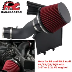 Für Audi S4 S5 Q5 SQ5 B8 B8.5 3.0T 3.2L V6 Motor Kaltluftansaugkit 3,5' Rohr