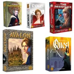 Brettspiel The Resistance Avalon Coup Quest Vollständiges englisches Familienparty Interaktives Strategie-Partyspiel Kinderspielzeug