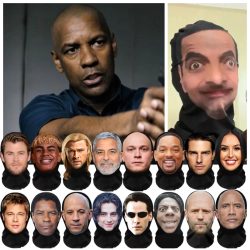 3D-Gedruckte Prominenten-Gesichtsmasken Kanye-Muster Vollgesichts-Netzmasken Party Lustige Cosplay-Requisiten ? ? Atmungsaktive Sturmhauben