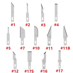100 Stück Gravur-Messer mit rutschfesten Metallklingen, Schneidwerkzeuge für Handy-PCB-Reparatur, Handwerkzeuge und Zubehör
