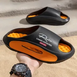 Sommer Herren Massage-Hausschuhe für Drinnen und Draußen, Strand-Sandalen, Lässige Herrenschuhe, Weiche Slides, Flip-Flops für Männer und Frauen, Hausschuhe