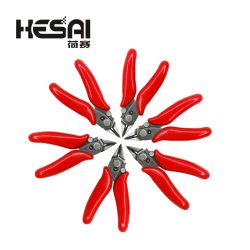 1/2/3/5PCS Diagonal Zange Mini Draht Flush Cutter 3,5 Zoll Micro Schneiden Zangen Drähte isolierende Gummi Griff Modell Zange