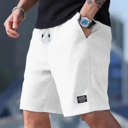 Herrenshorts, Herren-Freizeithosen, Herren-Strandshorts, Herren-Sportshorts, neuer modischer strukturierter Stoff, atmungsaktive Hosen, Su