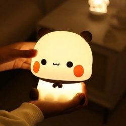 Kawaii Panda Led Nachtlicht Lampe Nette Cartoon Pat Lampe Tier Schlafzimmer Dekorative Wohnzimmer Puppen Geschenke kinder Baby Nacht licht