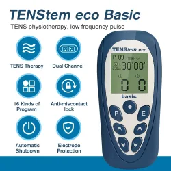 Tens Unit Muskelstimulator 16-Massagemodus Tens EMS-Maschinengerät Touchscreen-Massagegerät Intensität Deep Tissue Schulterschmerz Rel
