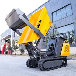 Neuer 800KG Mini-Raupendumper CE/EPA/Euro 5-konform, Mini-Lader für Landwirtschaft und Bau, anpassbar, schnelle Lieferung