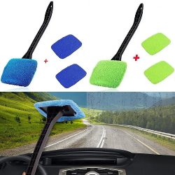 Auto Windschutzscheibe Reinigung Pinsel Kit Auto Fenster Wischer Hause Glas Anti-beschlag Staub Handtuch Mit Lange Griff Reiniger Pinsel Waschen Werkzeug