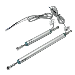 25 mm, 50 mm, 75 mm, 100 mm, 125 mm, 150 mm, 175 mm, 200 mm, 300 mm, Doppelgelenk-Linearsensor, linearer Positions-Reisesensor mit Augenstab KPM18