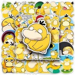10/30/50 Stück Pokémoni Psyduck Aufkleber Anime Kawaii Aufkleber Graffiti Wasserflasche Skateboard Gepäck Spaß Cartoon Spielzeug Geschenkaufkleber