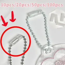 10/20/50/100PCS Hohe Qualität Anhänger Perle Kette Anti-verloren Abdeckung Kreative Perle Kette Anti-drop Schutzhülle DIY Zubehör