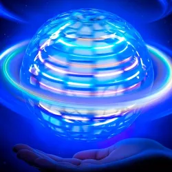 Flying Ball, handgesteuerte Farb-LED-Kosmic Globe 360 für Kinder °   Rotierender Hängeball, geeignet für Spielzeug im Innen- und Außenbereich
