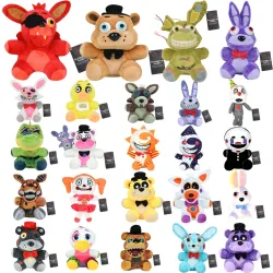 Fünf Nacht bei Freddy Fnaf Niedliche Plüschtiere Spielpuppe 18CM Bonnie Bär Foxy Cartoon Gefüllte Puppen Freddy Spielzeug für Kinder Geschenke