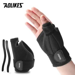 AOLIKES 1 Stück Handgelenkstütze, Daumenstütze mit Daumensplitter-Unterstützung für Männer und Frauen, Handgelenkstabilisator für Verstauchungen, Sehnenentzündung