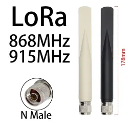 Langstrecken-LORA-Antenne 868MHz 915MHz NB-IoT Omni N-Typ Anschlussantenne für Meshtastic Solar-Knoten/Repeater/Geräte Slinkdsco