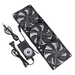 120mm 3000 U/min Lüfter kühlung mit Controller 12cm 12V 220V BTC Maschinen gehäuse Workstation Schrank Kühler Server Lüfter
