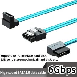 Winkel SATA 3.0 Kabel Up Down Links Rechts SATA 3.0 III SATA3 6 GB/s Datenkabel Kabel SAS Kabel Dual Kanäle PC Festplatte Datenkabel
