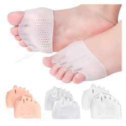 Vorfußpolster, Schuhpolster, Silikon-Einlegesohlen, orthopädische, bequeme Schuheinlagen für Damen, Zehenspreizer, Fußpflegeprodukte, Schmerzlinderung