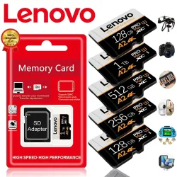 Lenovo Wasserdichte SD-Karten TF-Karten Speicherkarte Micro TF SD 256GB 64GB 1TB Korrektur- und Verschleißfeste Übertragung V10 für Dashcam / Smartphone