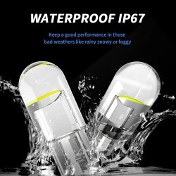 10 stücke Auto LED T10 W5W Canbus Glas COB Lesen Dome Lampe Marker Keil Kennzeichenbeleuchtung Birne 168 194 192 DC 12 V Weiß