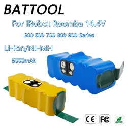 5000 mAh 14,4 V Staubsauger-Akku für iRobot Roomba 500 600 700 800 900 Serie 510 530 550 650 770 780 790 870 880 960 980