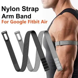 NONE, Nylon-Oberarm-/Bizepsband für Google Fitbit Air Armband, gewebter Gürtel, Ersatzband für Training und Fitness, 430 mm