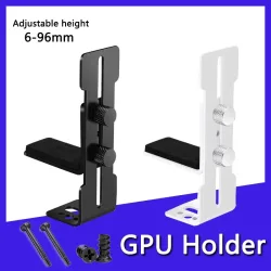 Computer-Grafikkartenhalter, Gehäuselüfter, unterstützt feste Metallhalterung, 6?96 mm, verstellbarer GPU-Halter