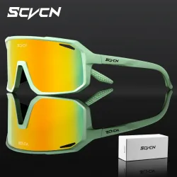 SCVCN Heißer Radfahren Gläser Fahrrad Sonnenbrille Männer UV400 Brillen Outdoor Sport Straße Brille Fahrrad Frauen Reiten Wandern Sonnenbrille