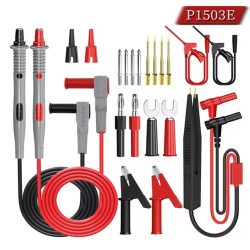 P1503 P1503B P1503D Serie Multimeter-Prüfleitungskit mit austauschbaren Nadelproben, 4mm Bananenstecker, Krokodilklemme, SMD-Testkabel