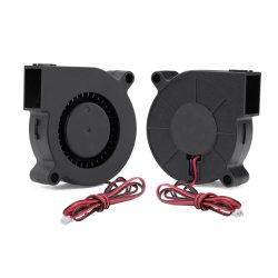 DC 5V 12V 24V 50x50x15mm Bürstenloser Radialkühler 2Pin Radialventilator 5015 Turbogebläse 5cm 50mm Kühler für 3D-Druckerkühlung