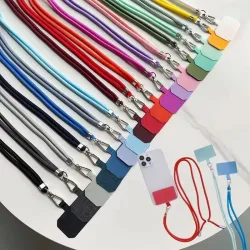1/2 stücke Universal Einstellbare Telefon Lanyard Strap Handy Hängen Seil Neck Straps Anti-verloren Lanyards Handy Zubehör