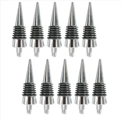 10-teiliges Set mit Gewinde-Weinflaschen-Metallstopfen, leeren Flaschenverschluss, Geschenke für Hochzeit, Weinparty
