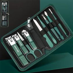 6/9-teiliges Set aus Edelstahl, Maniküre-Set, tragbares Beauty-Set mit Nagelknipsern, Scheren, Dateien, ideale Nagelknipser-Werkzeuge