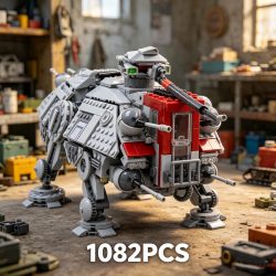 2026 Technisches Neues MOC 1082-Teiliges Baustein-Set Neues Laufroboter-Modell Kinderspielzeug Montage-Puzzle Geburtstagsgeschenk DIY Kreative Spielzeuge
