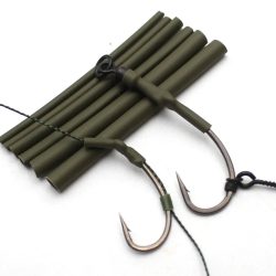 30PCS Karpfen Angeln Zubehör Matte Silikon Schrumpf Schläuche Rig Rohr Für Karpfen Angeln Ronnie Rigs Haar Rig Terminal Tackle