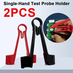 Präzisions-3D-gedruckter Multimeter-Sondenhalter, Schreibtisch-Organizer-Ständer für Fluke & Universal-Sonden, Langlebige Sondenclips