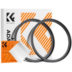 K&F Concept Filter-Adapterring 77?82 mm 67?82 mm 67?77 mm 72?82 mm 72?77 mm 55?67 mm 49?52 mm 67?72 mm für Sony Fuji Nik Canon Sigma