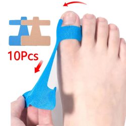 10 Stück Bunion Corrector & Schmerzlinderung Kinesiologie Athletic Tape für Ballenzehen und Rasenzehen, Big Toe Spacer/Separator/Glätteisenband