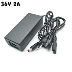 DC42V 2A Smart Ladegerät DC 5,5X2,1mm Für 10S Lithium-Batterie Gruppe 36V 8AH 10AH 12AH 14AH Mit EU UNS Stecker 110V 220V AC