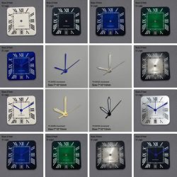 Neues 27mm S-Logo Quadratisches Rom-Zifferblatt Passend für NH35 Automatikwerk Passend für 6-Uhr-Position Uhrenzubehör Reparaturwerkzeug