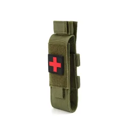 Neue Taktische Katze Erste Hilfe Nylon Tourniquet Beutel Einzelne Pistole Mag Tasche Fall Outdoor Jagd Messer Holster Medizinische Scissor Packs