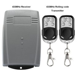 Universal Garage Tür Empfänger 2CH Relais Schalter 433,92 Mhz Fernbedienung Rolling Code Sender Für Tor Controller