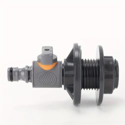 PVC/IBC-Wasserfassadapter, langlebiger Wassertankadapter mit Ventil, schnelle Installation des Regenwassersammelanschlusssatzes