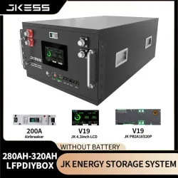 EU-Lagerbestand JKBMS ESS DIY Batteriebox Lifepo4 51,2V 314AH 16KW Mit JK Wechselrichter BMS PB2A16S20P für Heimenergiespeicher Steuerfrei