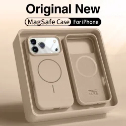 Magnetische Original-Flüssigsilikonhülle für iPhone 13 14 15 16 17 18 Pro Max für Magsafe-Hüllen für iPhone 18 Pro Max Handyhülle
