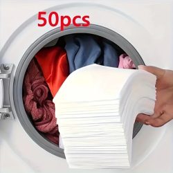 50-farbiges farbfestes Tuch für Wäsche, keine chemischen Zusammensetzung, gemischte Wäsche, Anti-Penetration und Verblassungsschutz, universell