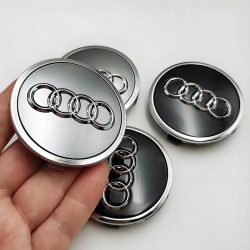 4er-Set für Audi A3 A4 A5 A6 A7 A8 S4 S6 A1 A2 Q5 ? Passende 60mm 61mm 68mm 69mm Radnabenkappen-Ersatzabzeichen